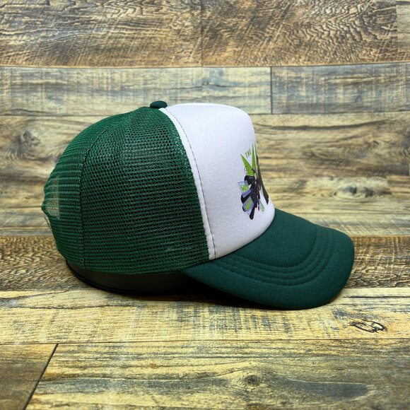 The Mask Mens Trucker Hat Green Snapback Jim Carrey 90s Comedy Baseball Cap - Picture 3 of 7